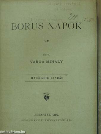 Borus napok