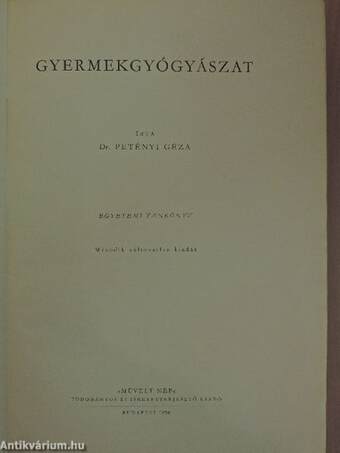 Gyermekgyógyászat