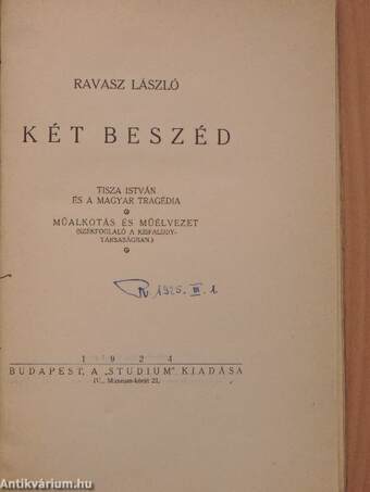 Két beszéd