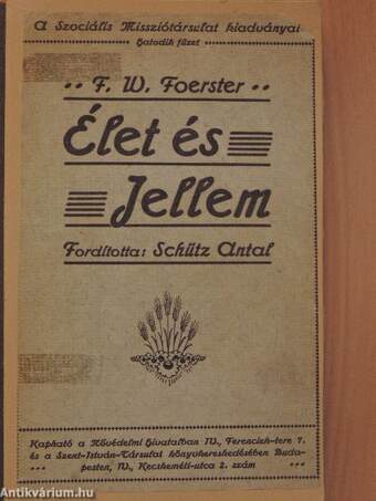 Élet és jellem