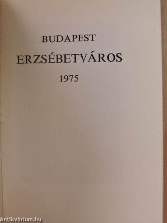 Budapest Erzsébetváros (minikönyv)