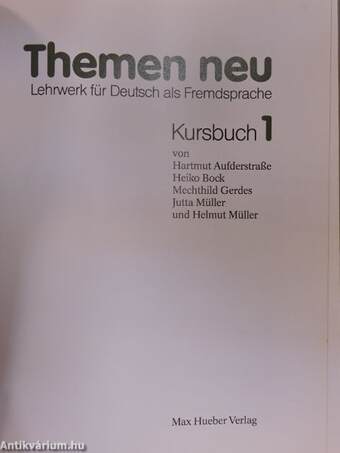 Themen neu 1 - Kursbuch/Arbeitsbuch