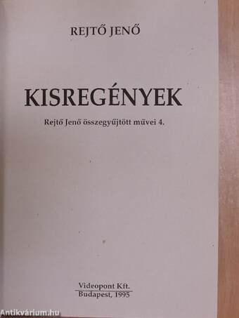 Kisregények