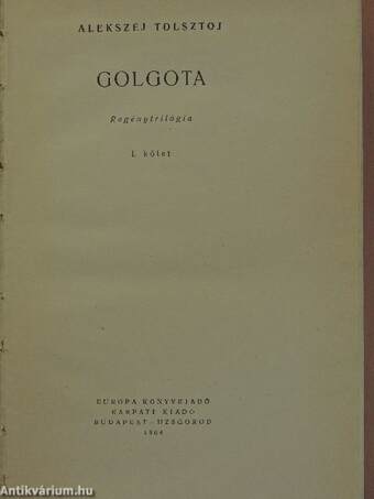 Golgota I-II.