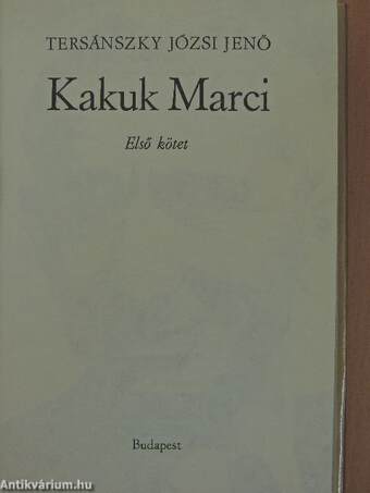 Kakuk Marci I-II.