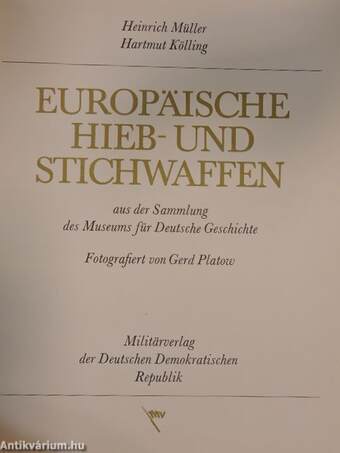 Europäische Hieb- und Stichwaffen