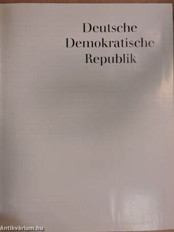 DDR - Deutsche Demokratische Republik