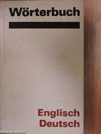 Wörterbuch Englisch-Deutsch/Deutsch-Englisch