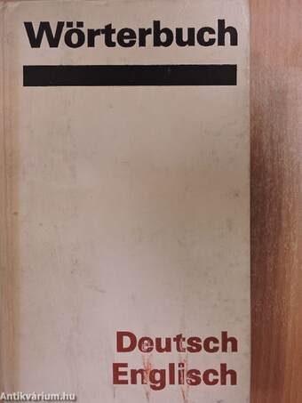 Wörterbuch Deutsch-Englisch