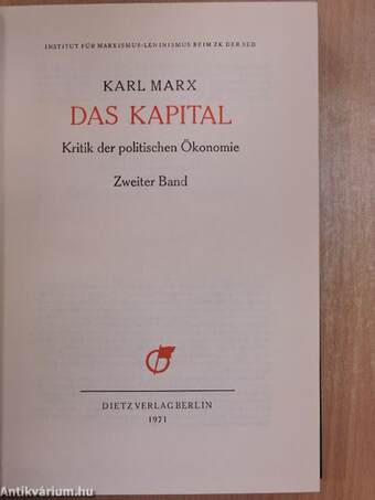 Das Kapital I-III. 