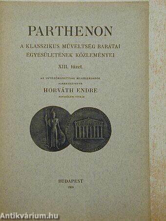 Parthenon 13. füzet