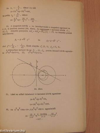 Geometriai példatár III.