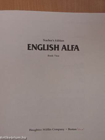 English Alfa II. - Teacher's edition