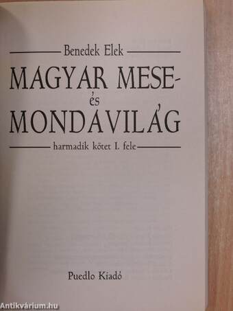 Magyar mese- és mondavilág III/1-2