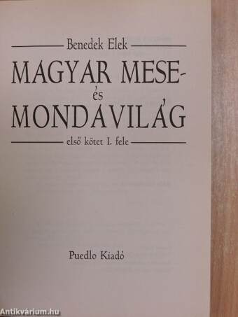 Magyar mese- és mondavilág I/1-2