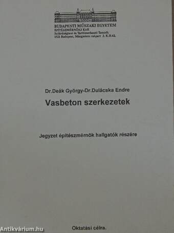 Vasbeton szerkezetek I.