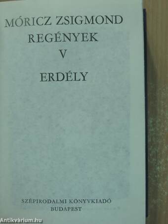 Regények V.