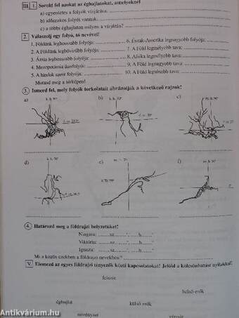 Földrajz munkafüzet 6.