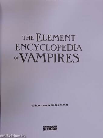 The Element Encyclopedia of Vampires