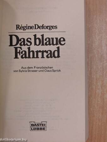 Das blaue Fahrrad