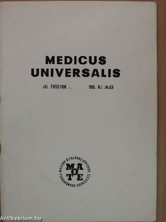 Medicus Universalis 1980. november