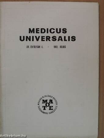 Medicus Universalis 1982. július/Supplementum