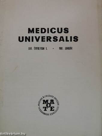 Medicus Universalis 1981. január/Supplementum