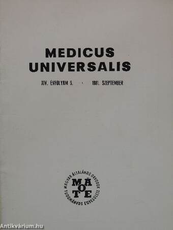 Medicus Universalis 1981. szeptember/Supplementum