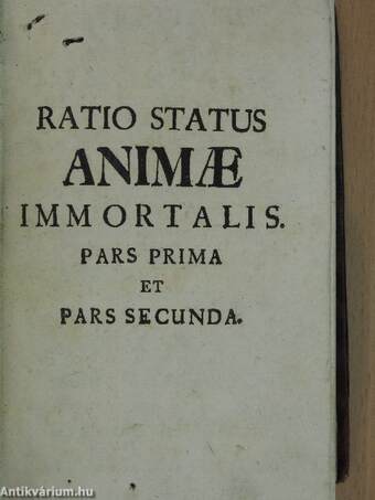 Animae immortalis