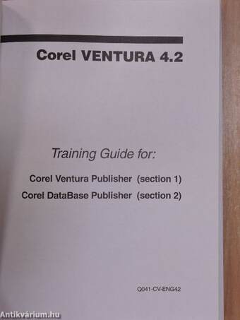 Corel Ventura 4.2 I-III.