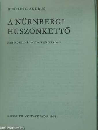 A nürnbergi huszonkettő