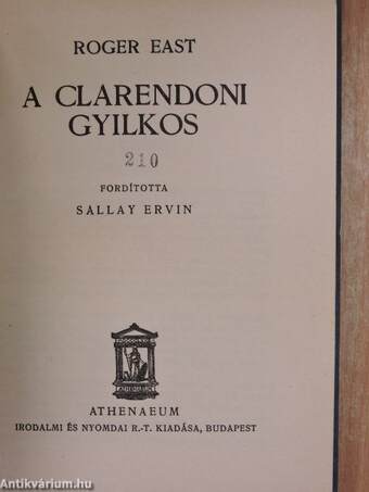 A clarendoni gyilkos