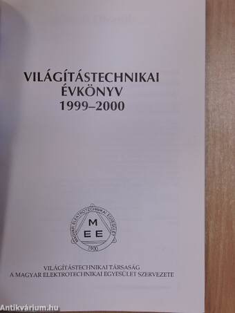 Világítástechnikai évkönyv 1999-2000