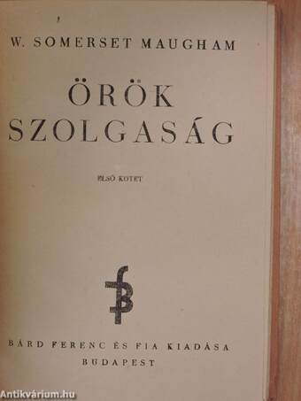 Örök szolgaság I-II.