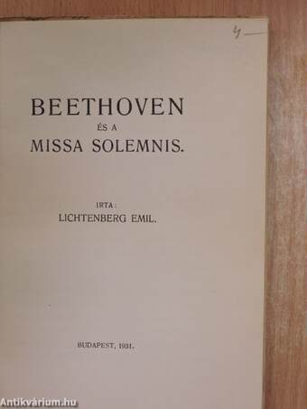 Beethoven és a Missa Solemnis