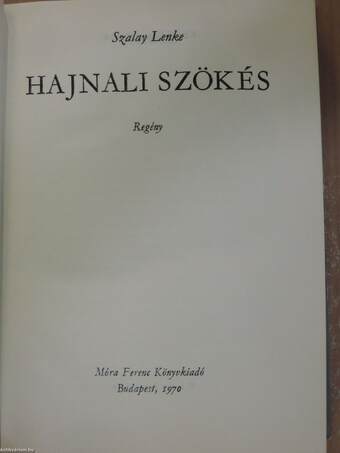 Hajnali szökés