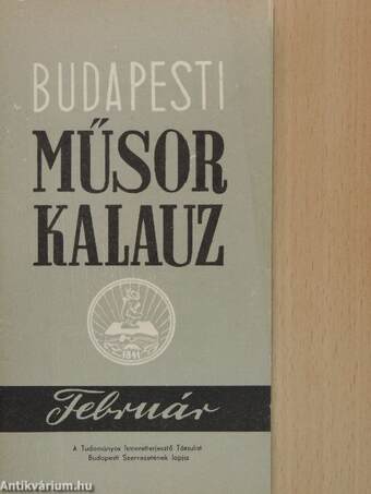 Budapesti Műsorkalauz 1966. február