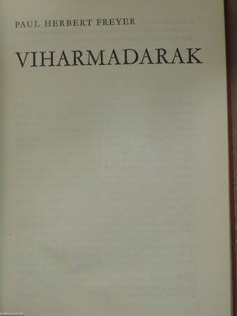 Viharmadarak