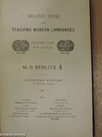 Second Book for Teaching Modern Languages