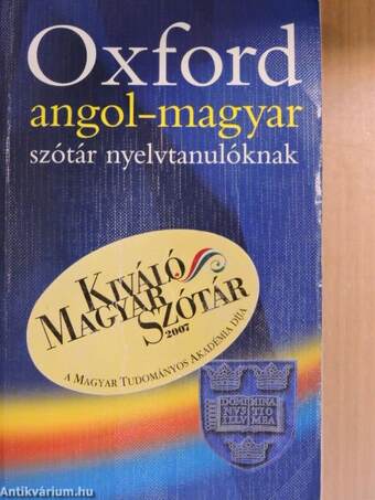 Oxford angol-magyar szótár nyelvtanulóknak