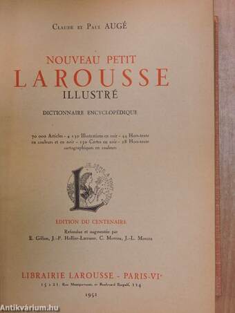 Nouveau petit Larousse illustré