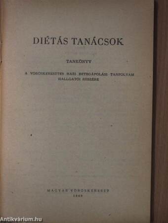 Diétás tanácsok