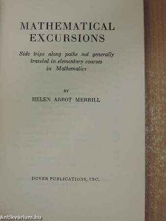 Mathematical Excursions