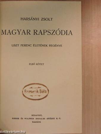 Magyar rapszódia I-IV.