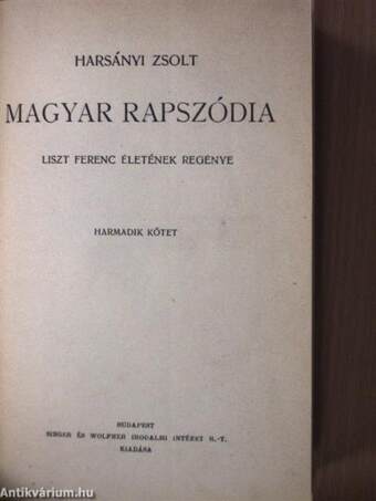 Magyar rapszódia I-IV.