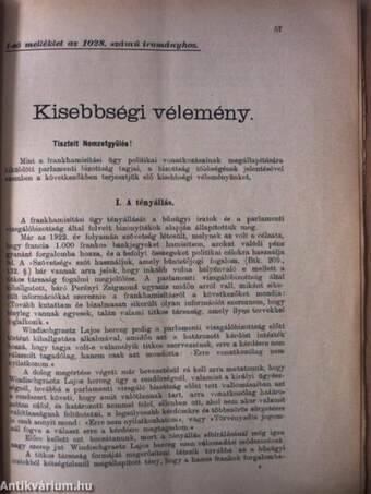 A frankhamisítási bűnügy politikai hátterének megvizsgálására kiküldött parlamenti bizottság jelentése eljárásának befejezéséről és eredményéről