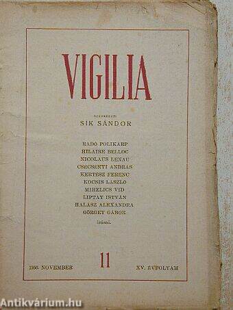 Vigilia 1950. november