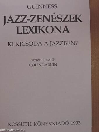 Guinness Jazz-zenészek lexikona