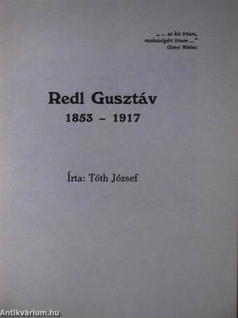 Redl Gusztáv