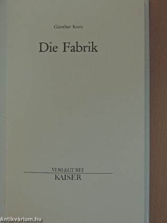 Die Fabrik